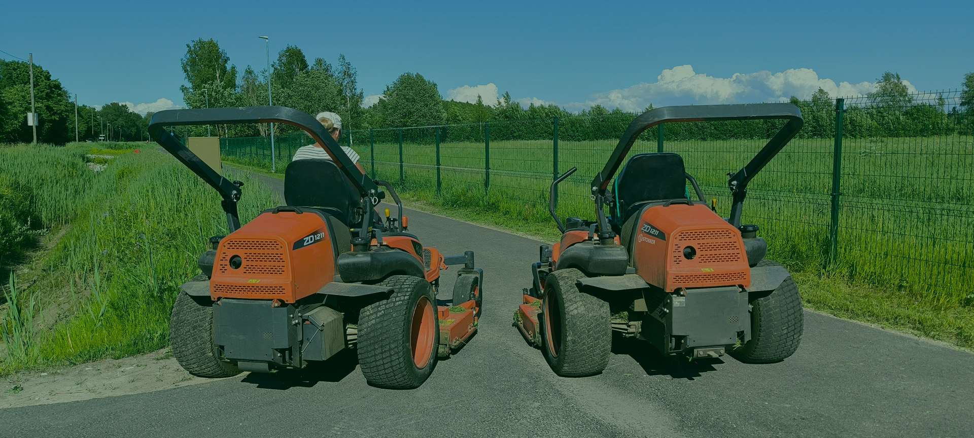 Professionaalsed nullpöörderaadiusega muruniidukid raiderid
